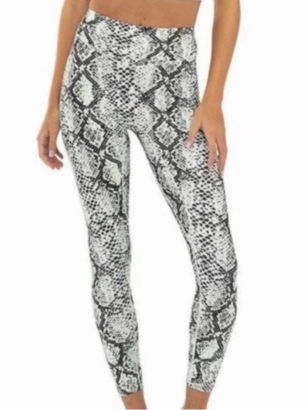 Balance Athletica White/Cream Python Snake Print size Small